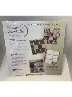 Creative Memories 12x12 Old style Natural page Refill 15 Sheet Scrapbook Pages